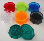 50mm /60mm 2 Parts Grinder Acrylic Plastic Herb Grinder Tobacco Smoking Grinder Colorful Quality Sharp Grinder