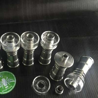 Grade 2 Titanium Nails Glass Smoking Water Pipe